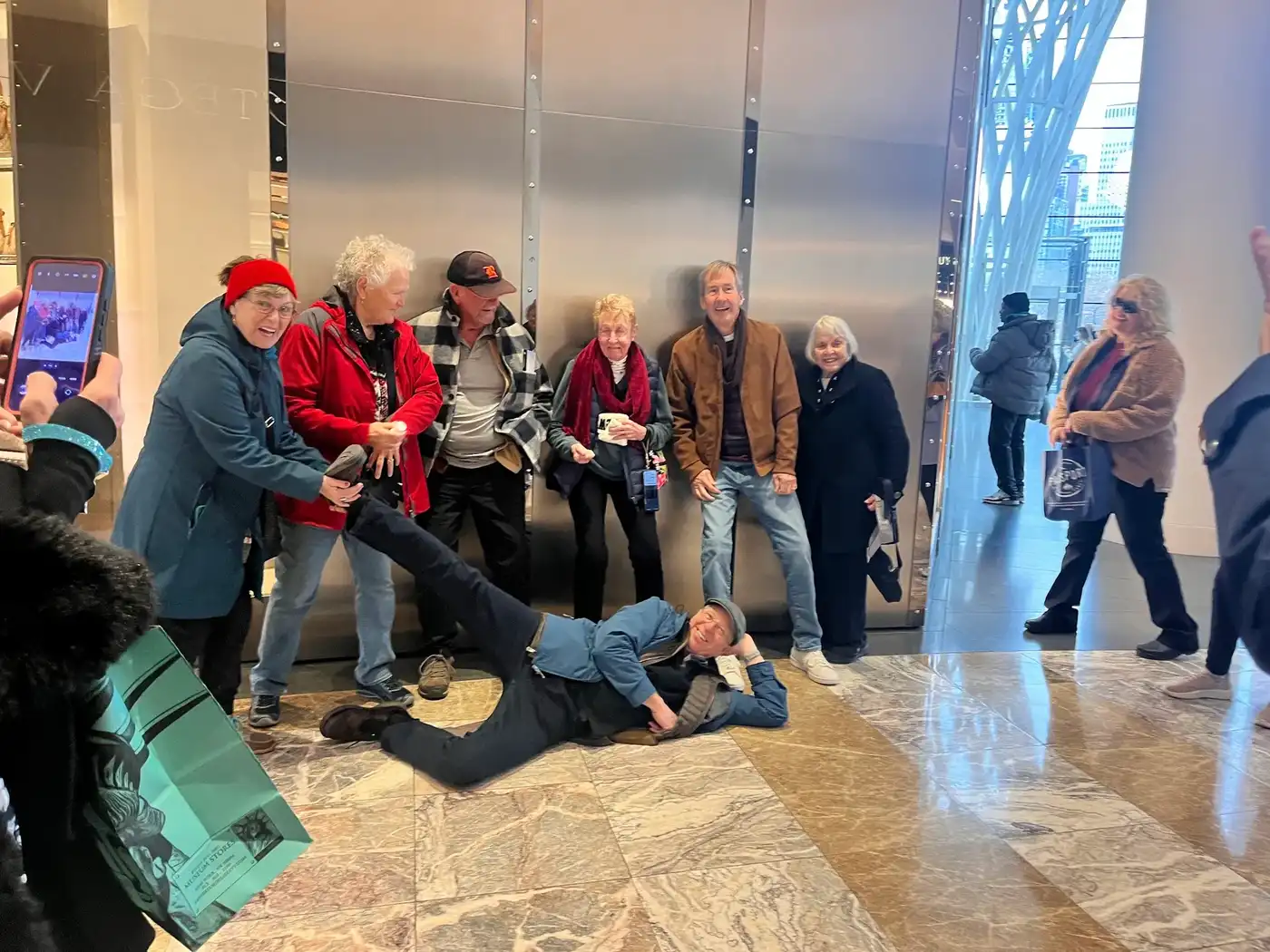 Group enjoying a New York City tour